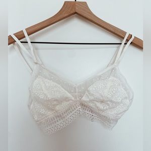 Victoria’s Secret white lace bralette